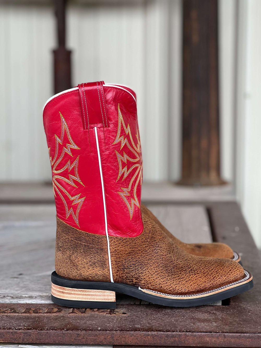 Side View Olathe Boot Co. | Tag Boar Tristan Boot
