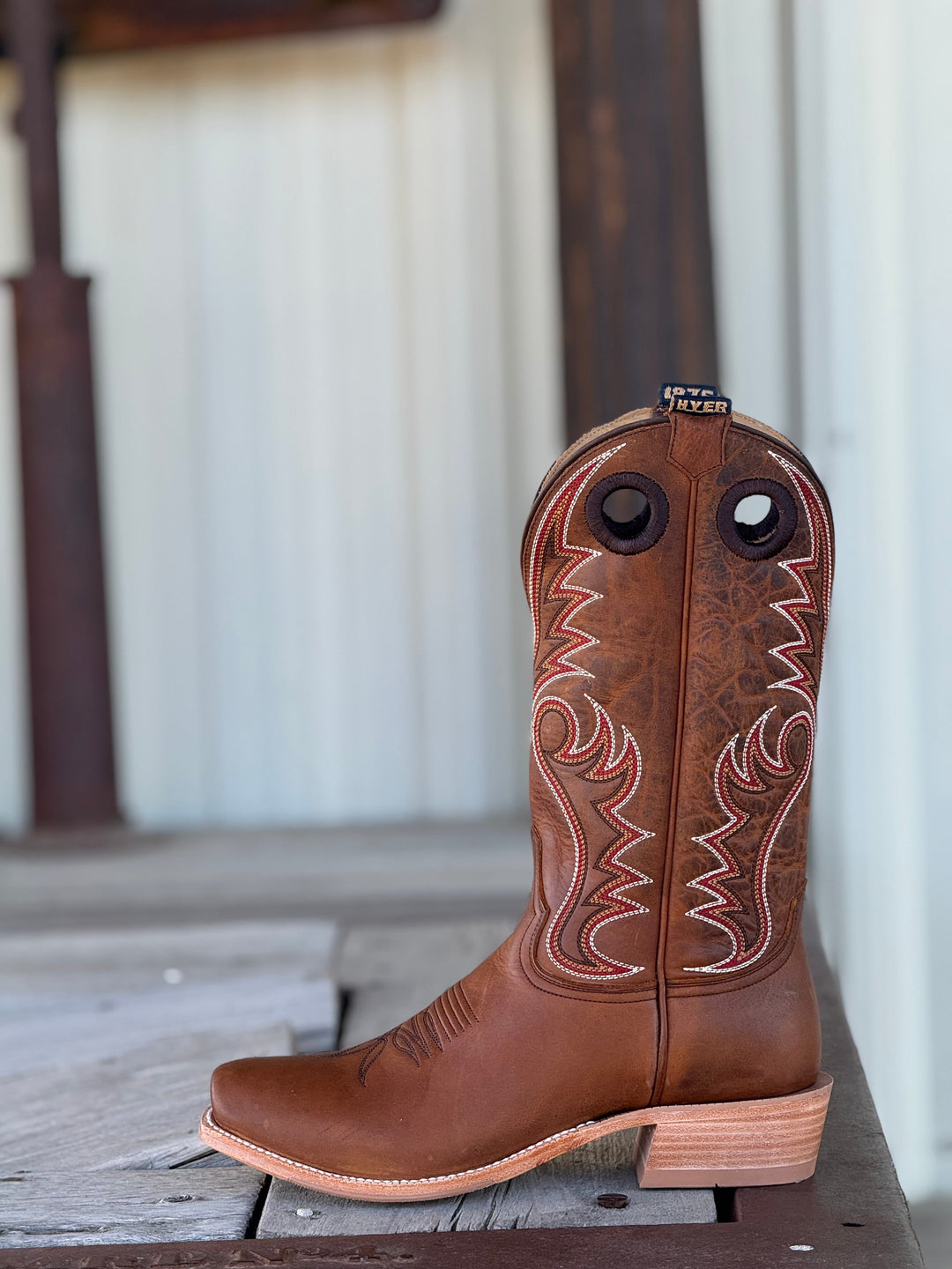 HYER Boot Co. | McCune Brown Butter Cowhide Boot | Side View