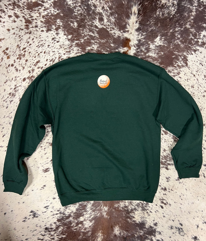 Outpost Dog at the Turn Crewneck | Back View