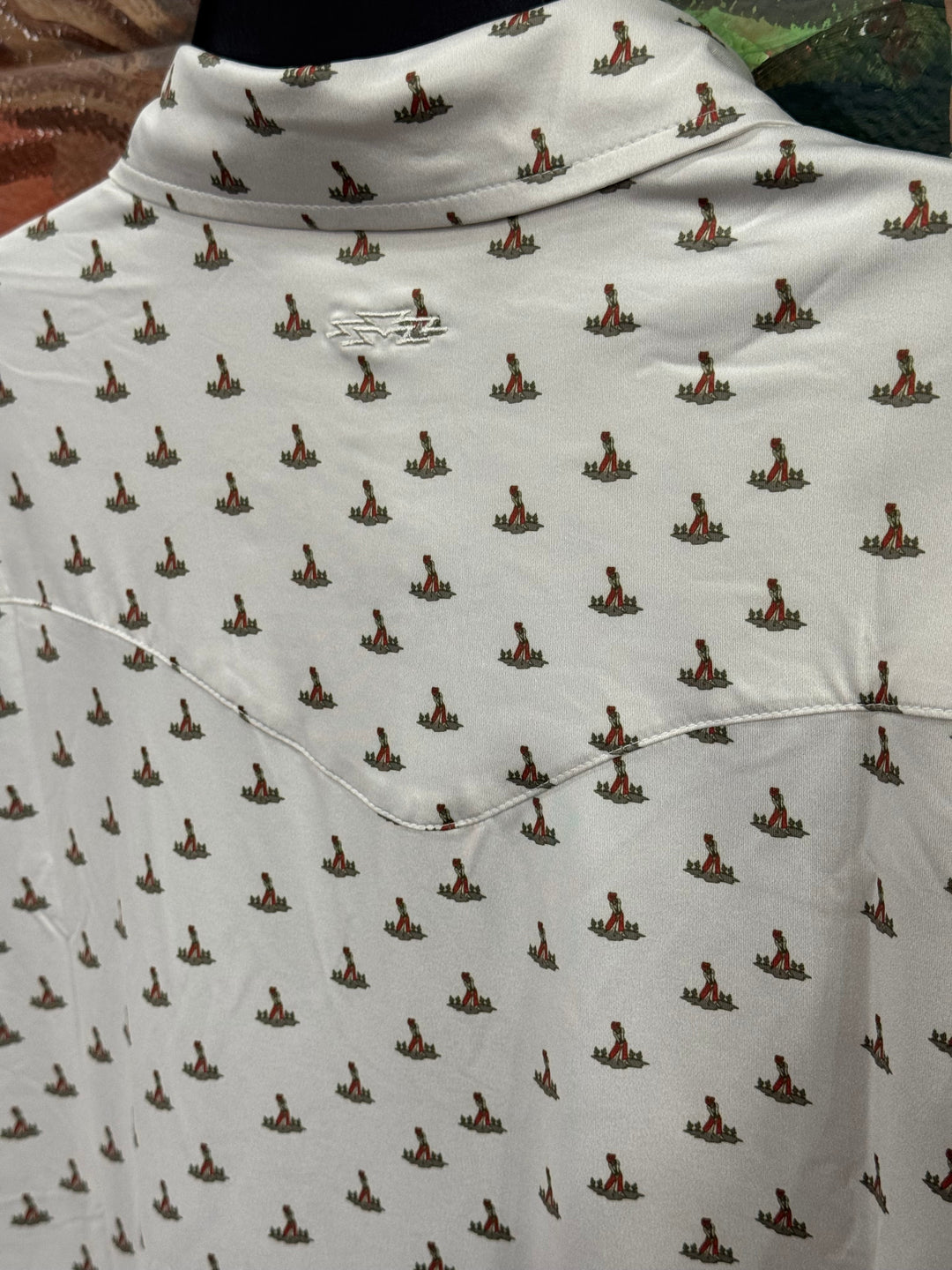 Outpost Performance Golf Polo Shirt | Back View