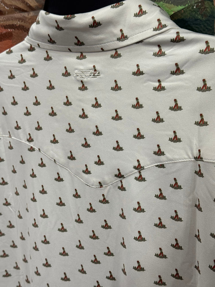 Outpost Performance Golf Polo Shirt | Back View