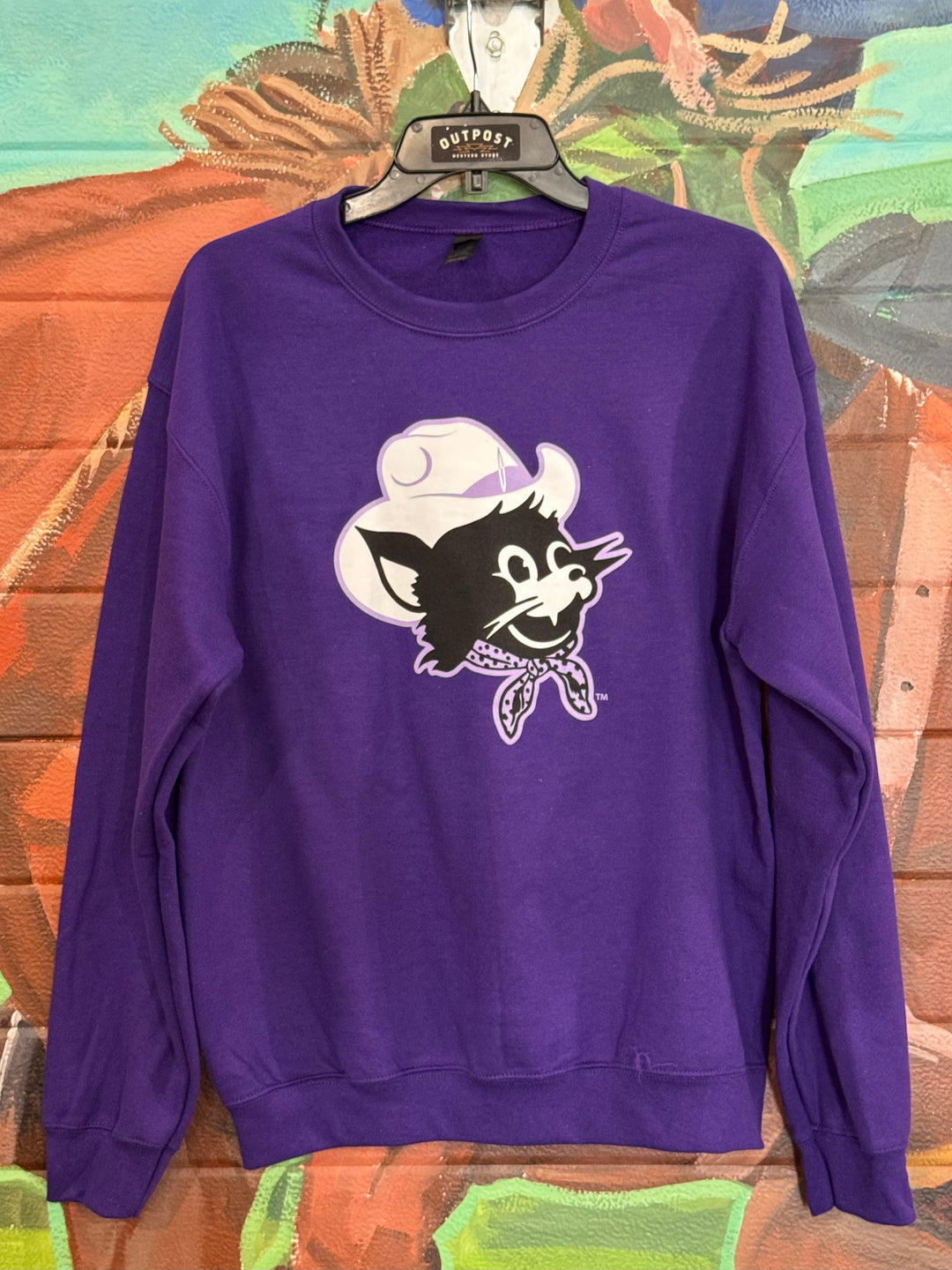 Cowpuncher Willie Crewneck | Purple