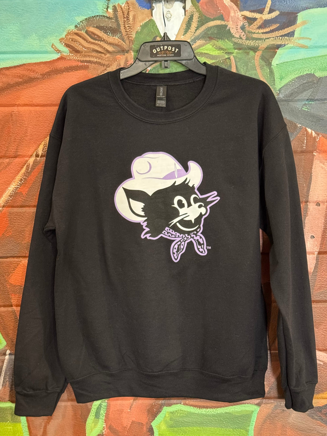 Cowpuncher Willie Crewneck | Black