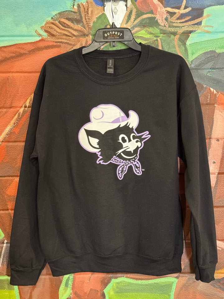 Cowpuncher Willie Crewneck | Black