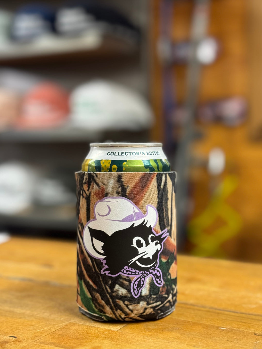 Cowpuncher Willie Camo Koozie