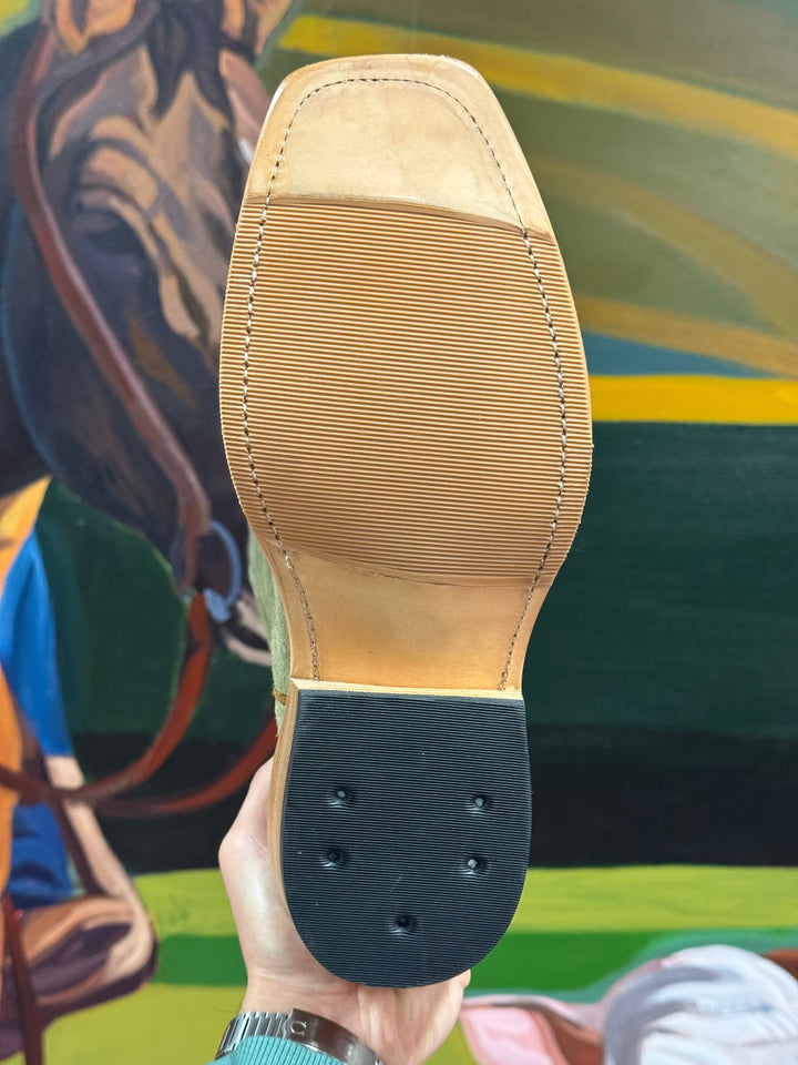 Olathe Boot Co.  | Sage Kudu Roughout Boot