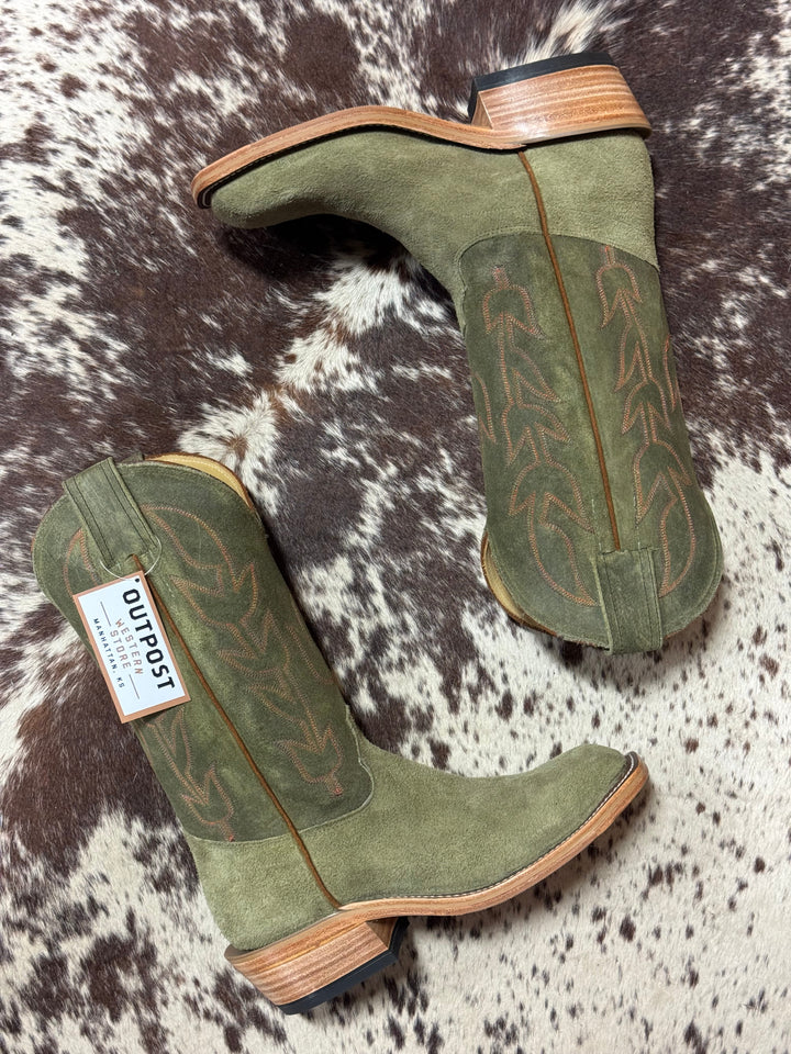 Olathe Boot Co.  | Sage Kudu Roughout Boot