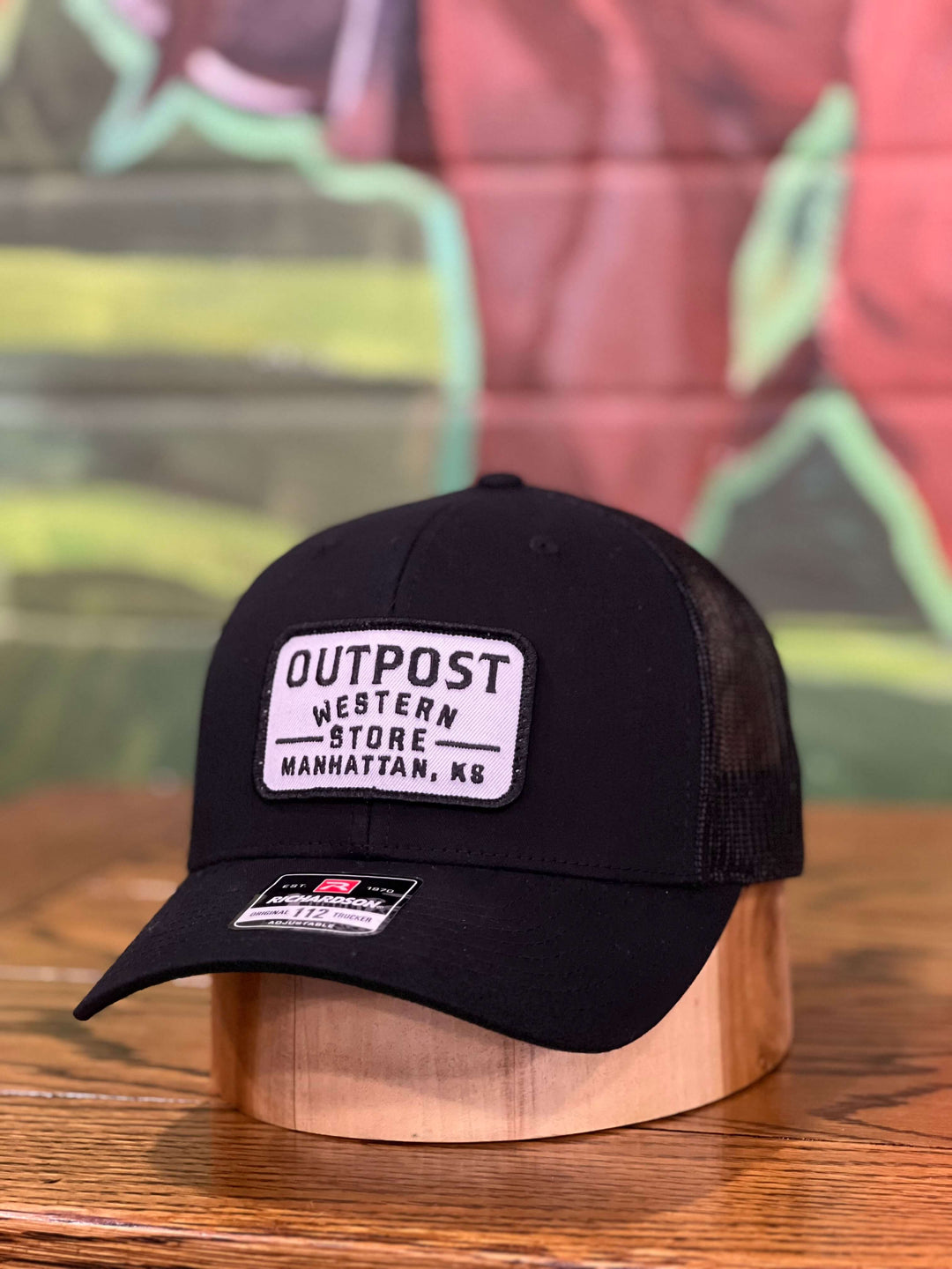 Outpost Richardson 112 Patch Cap Black/Black