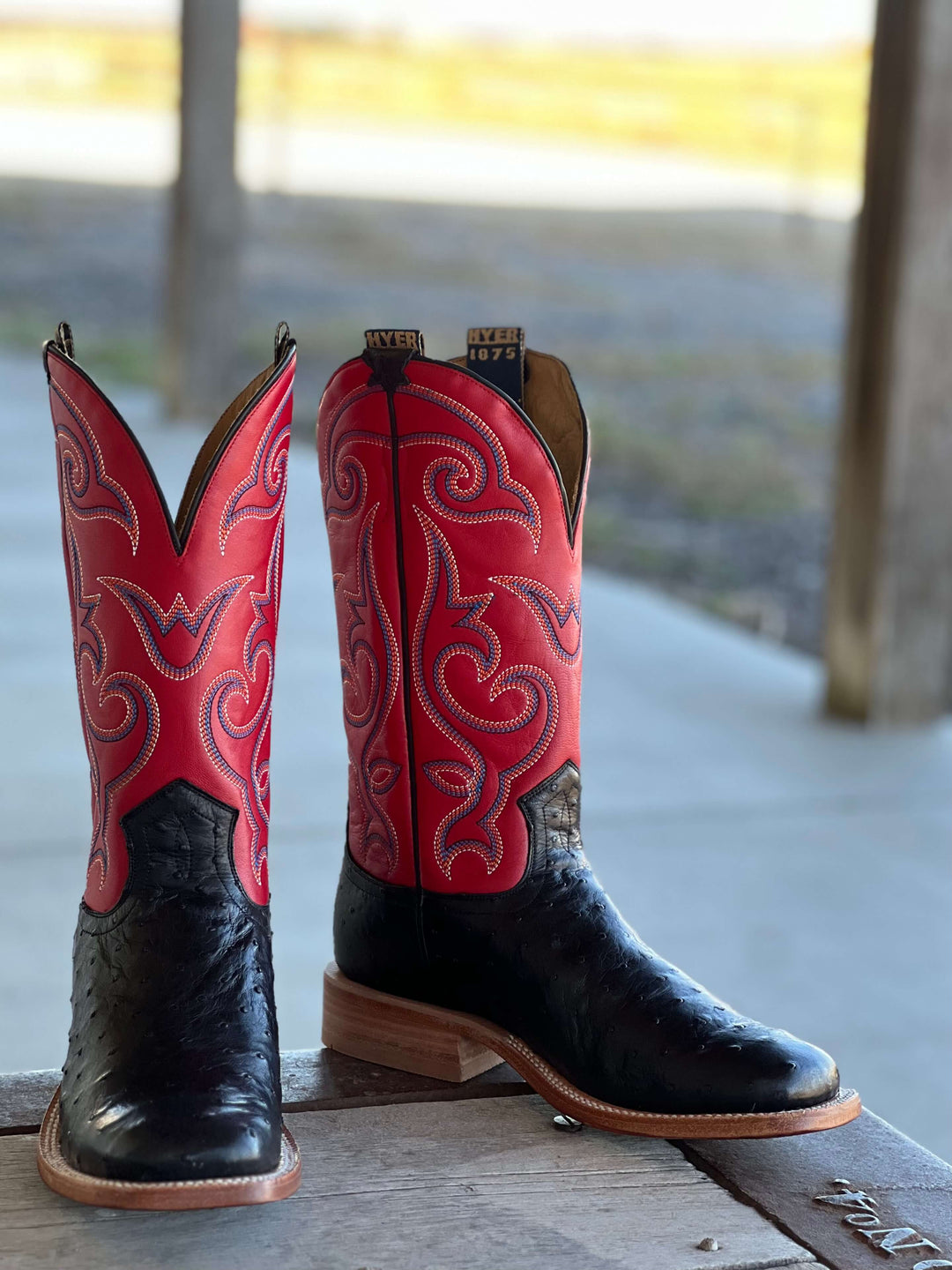 HYER Boot Co. | Jetmore Full Quill Ostrich Boot