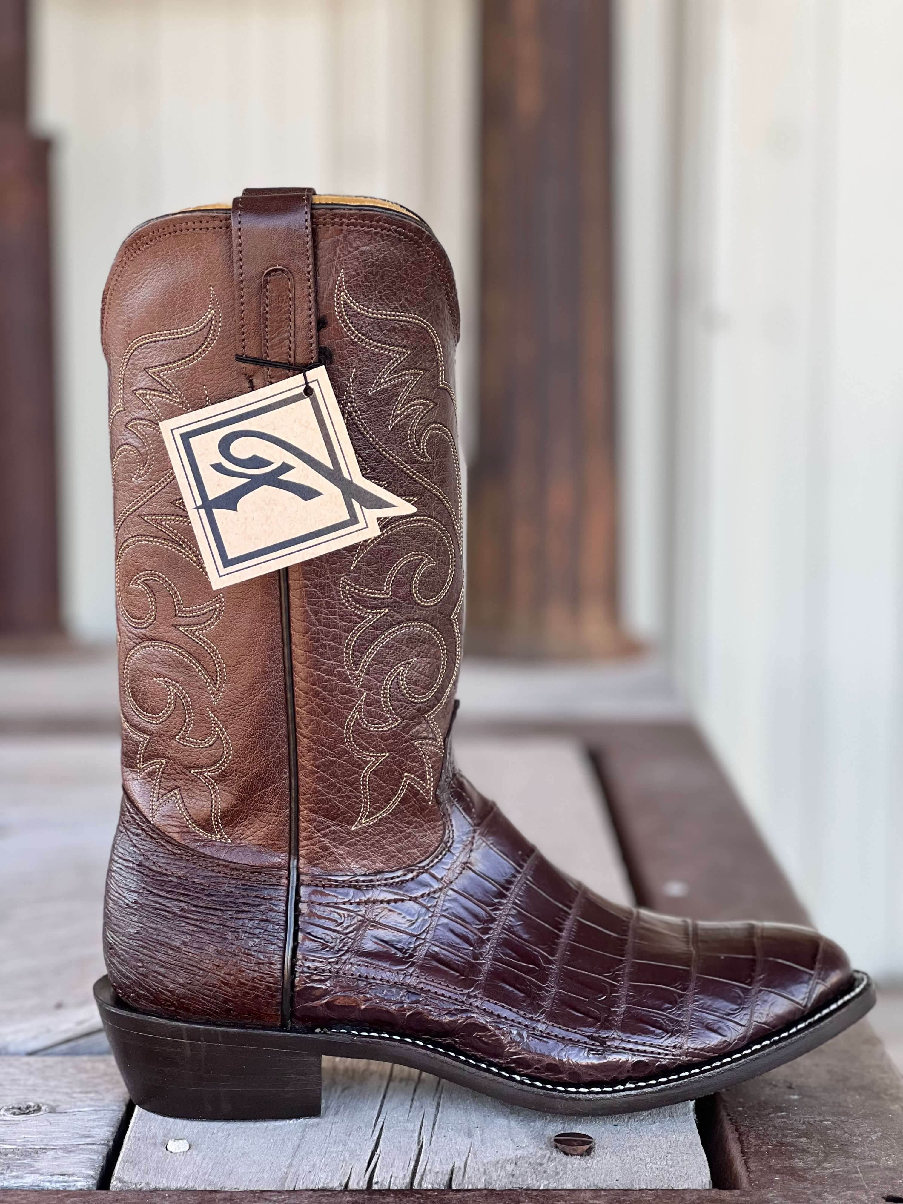 Fenoglio Boot Co. | Chocolate Nile Boot – Outpost Western Store