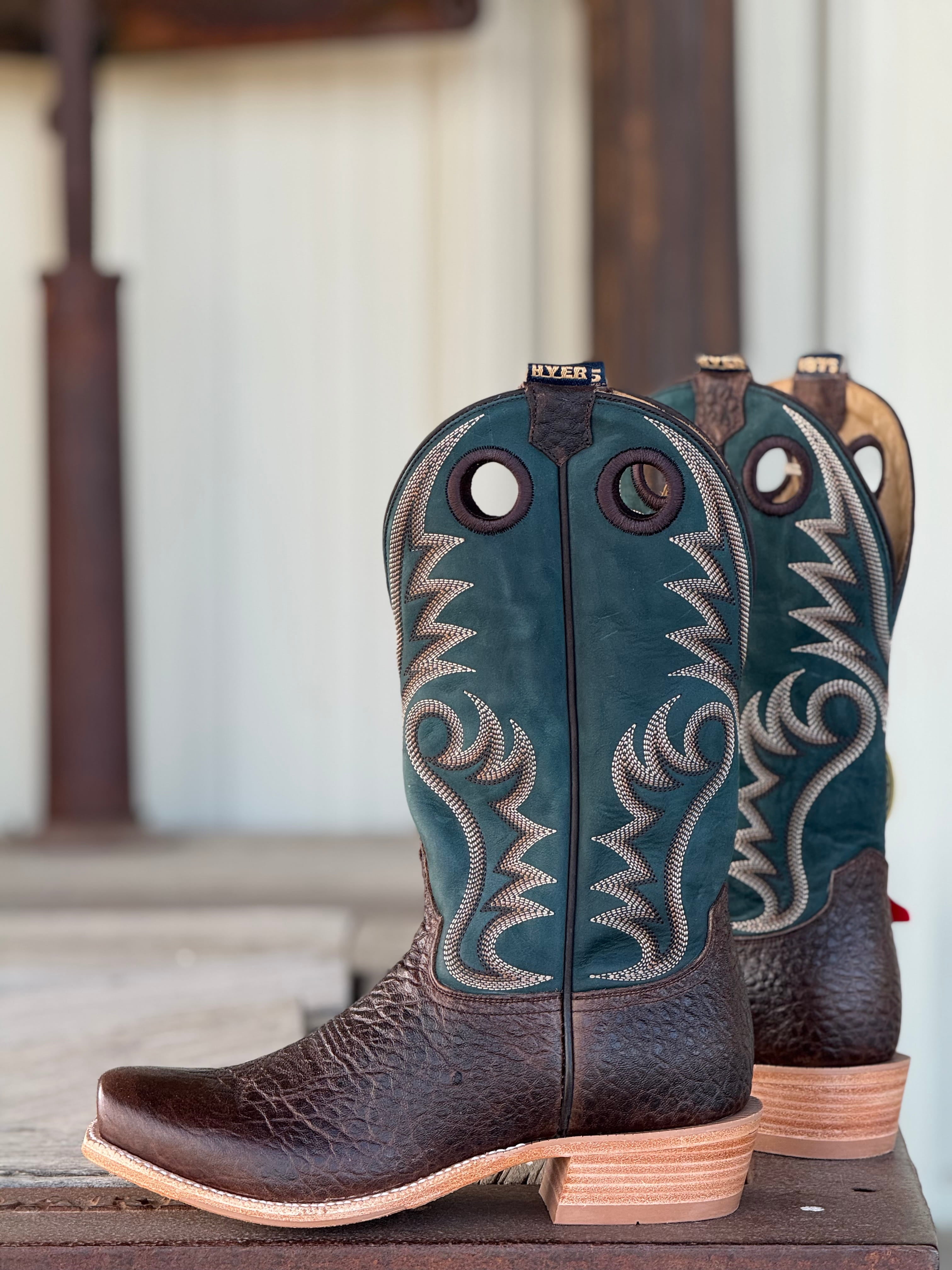 HYER Boot Co. | McCune Matte Chocolate Bison Boot – Outpost