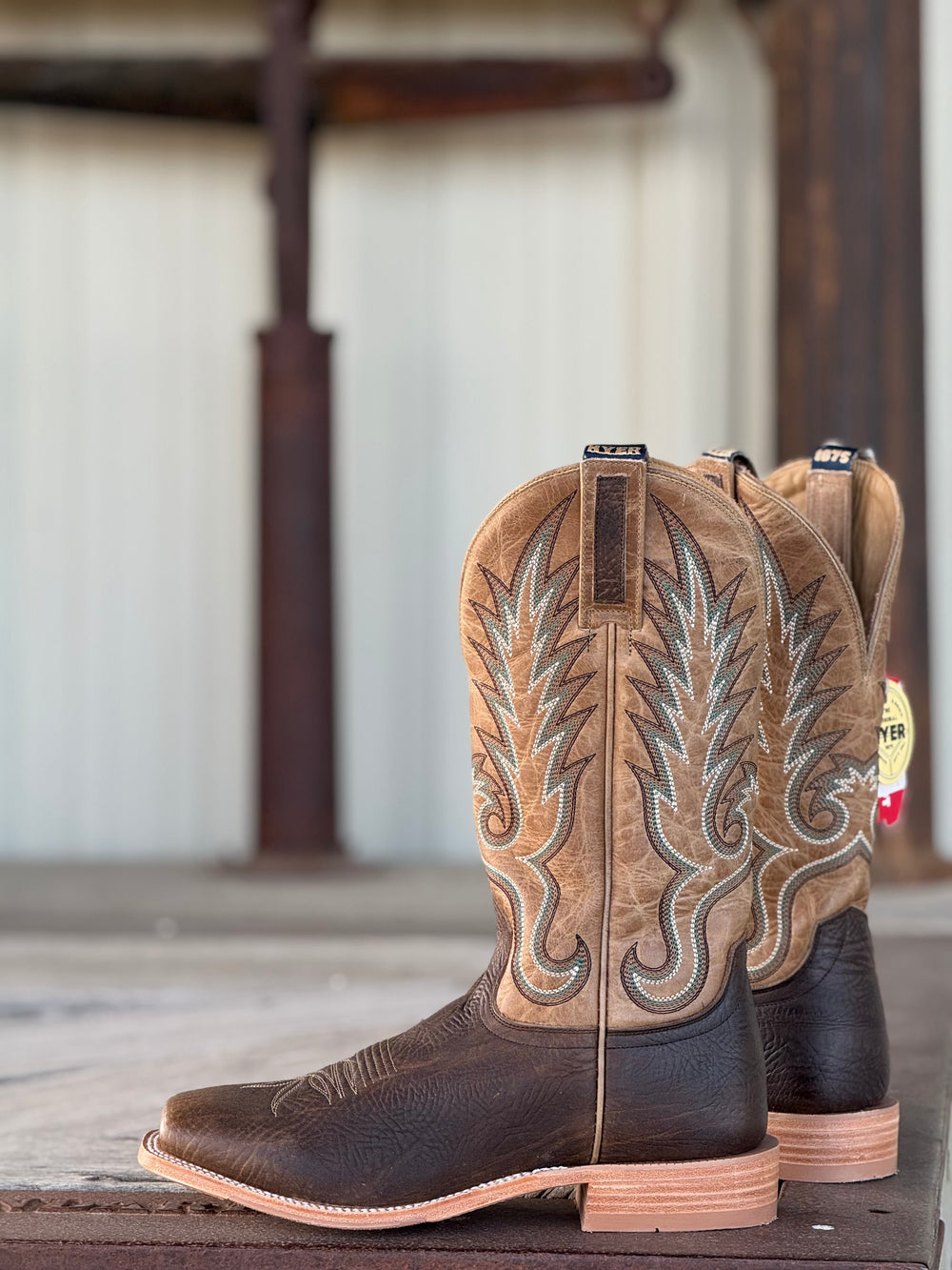 HYER Boot Co. | Kincaid Tobacco Shrunken Shoulder Boot | Side View