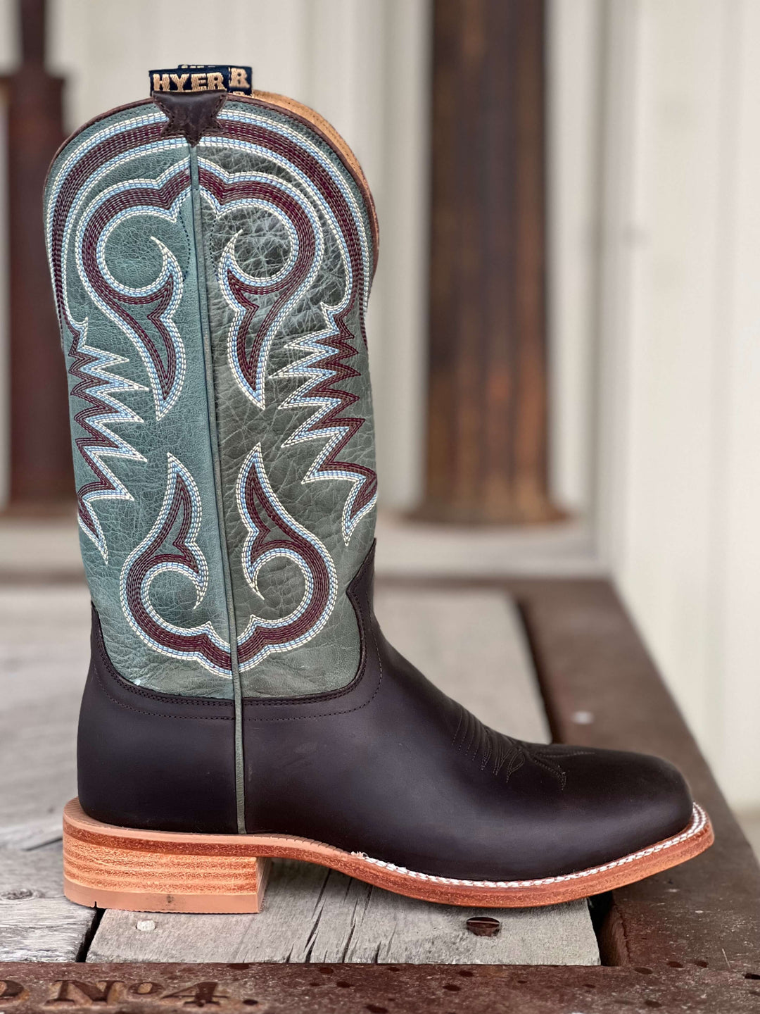 HYER Boot Co. | Codell Mule Cowhide Boot | Side View