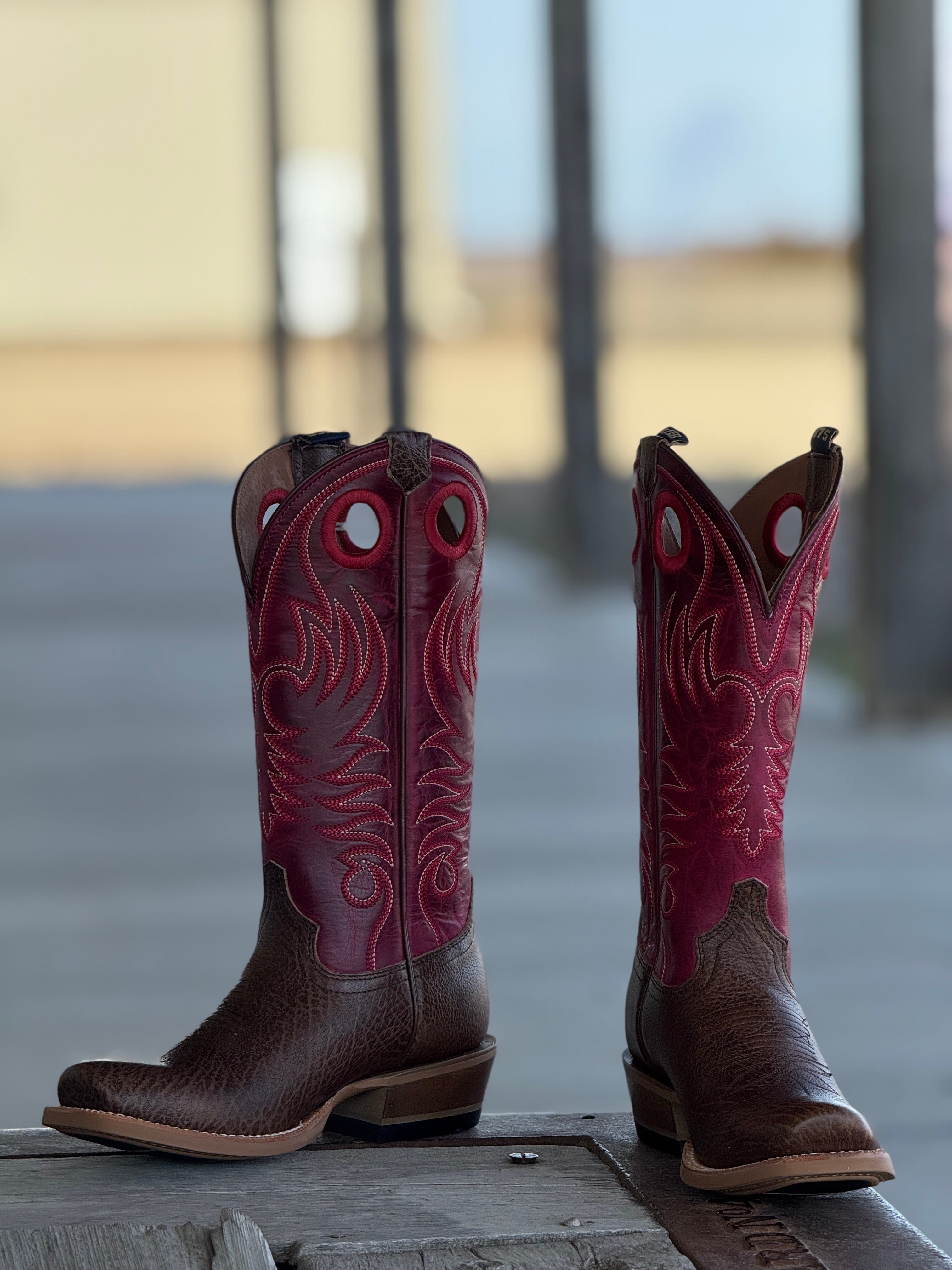 HYER Boot Co. | Sun City Tumbled Tan Cowhide Boot – Outpost Western Store