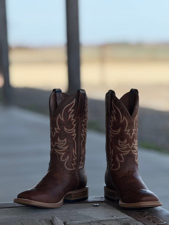 HYER Boot Co. | Topeka Saddle Tan Crunch Cowhide Boot