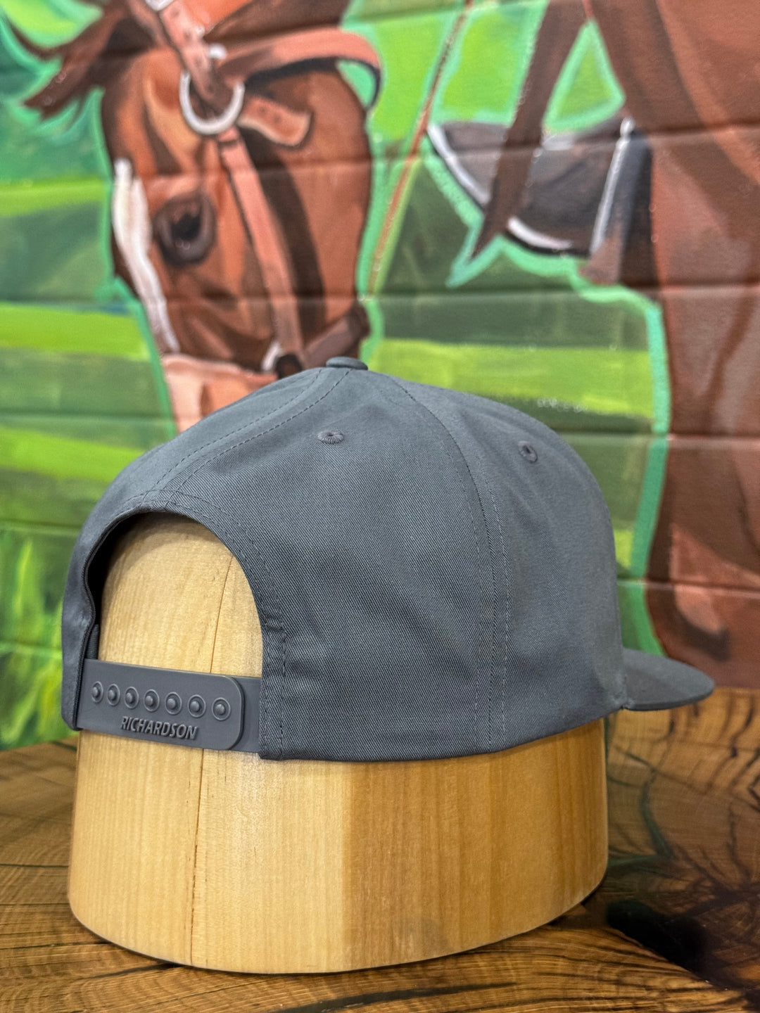 Outpost Richardson 255 Logo Patch Cap | Flint Grey back