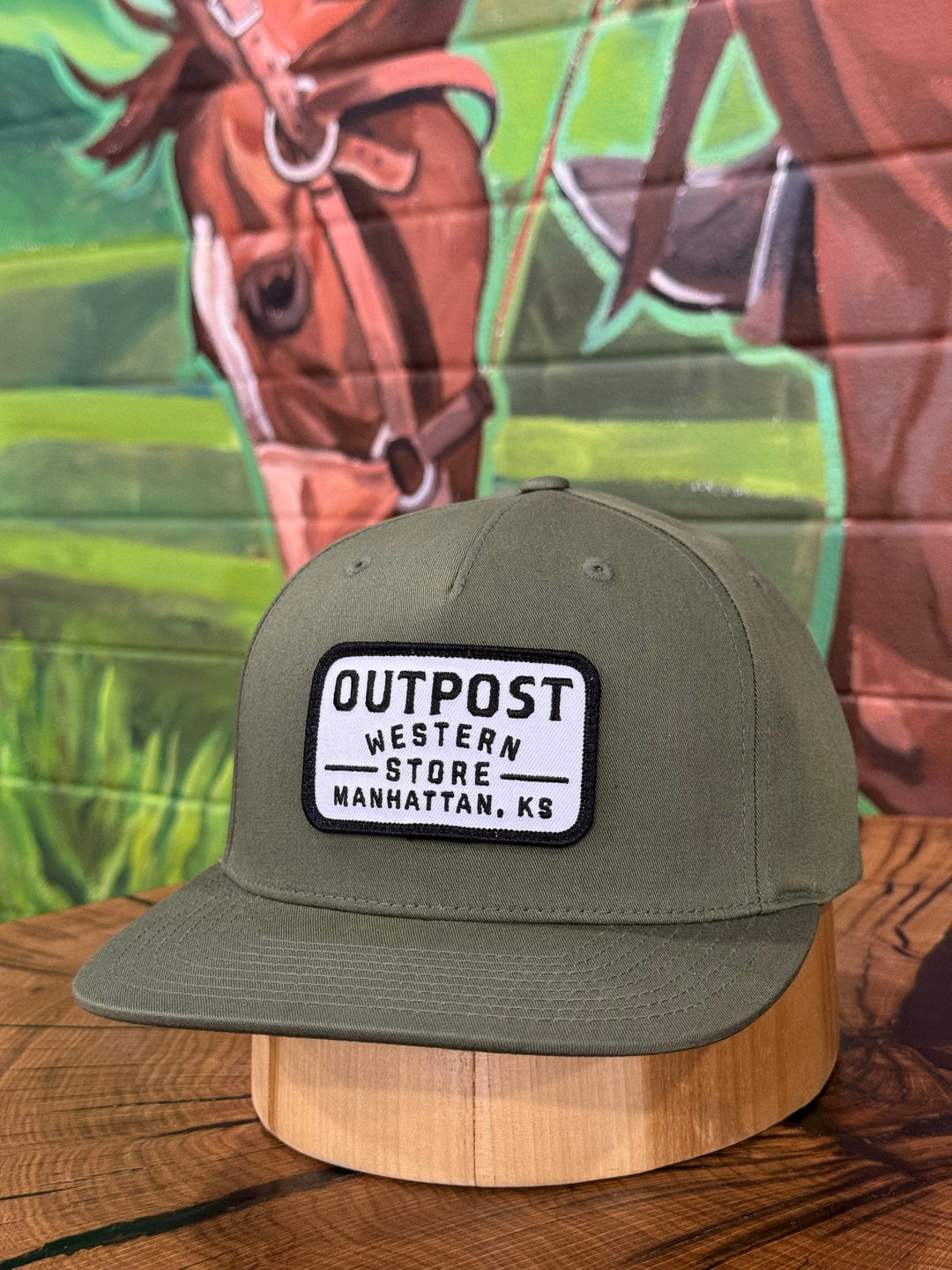 Outpost Richardson 255 Logo Patch Cap | Army Olive