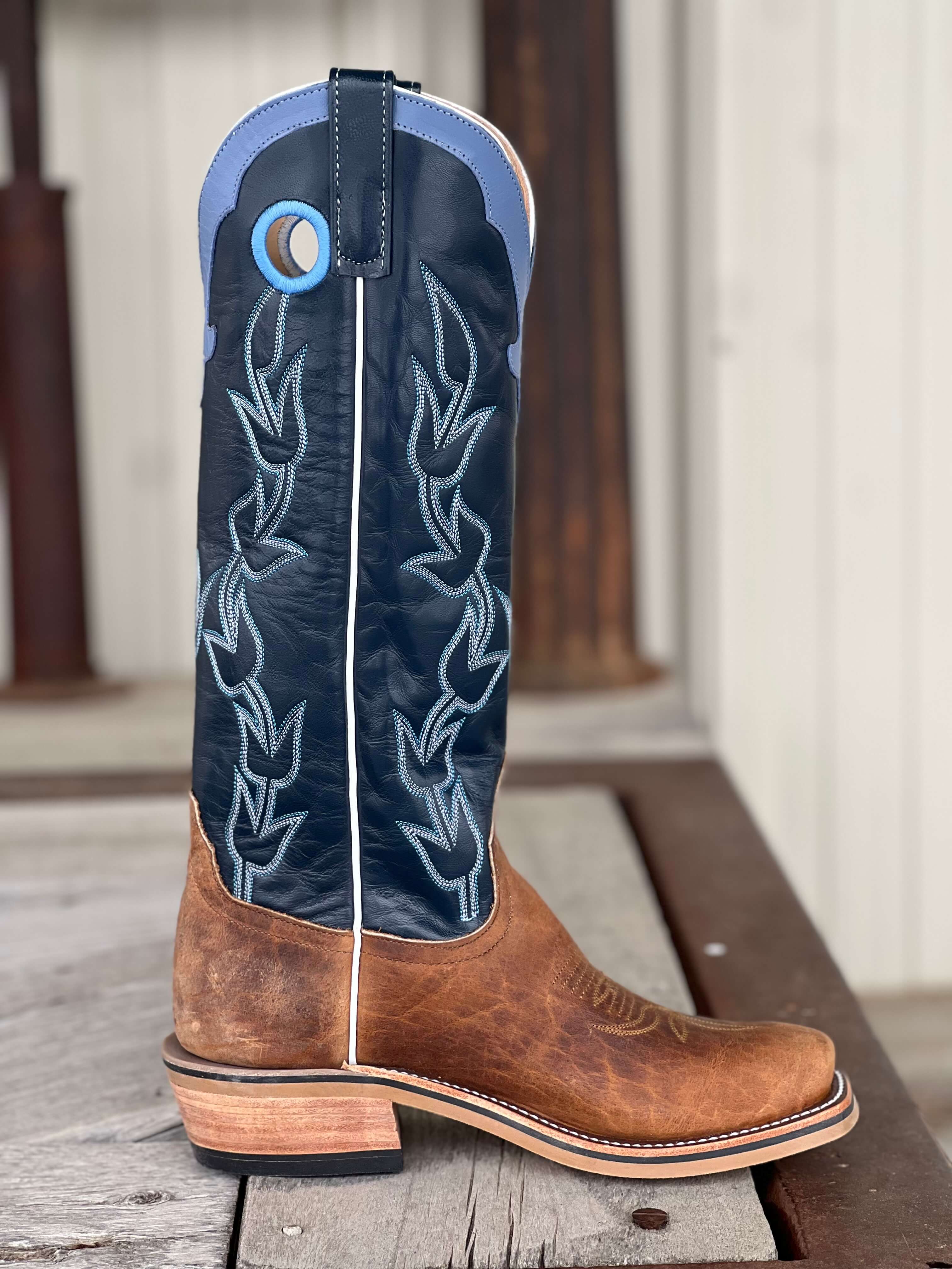 Anderson Bean | American Distressed Buffalo Tall Top Boot