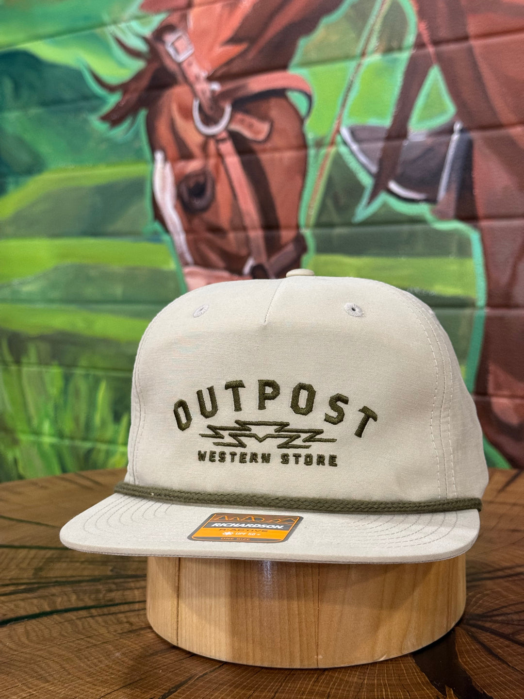Outpost Sunrise Richardson Rope Cap | Sane Dune/Loden Rope