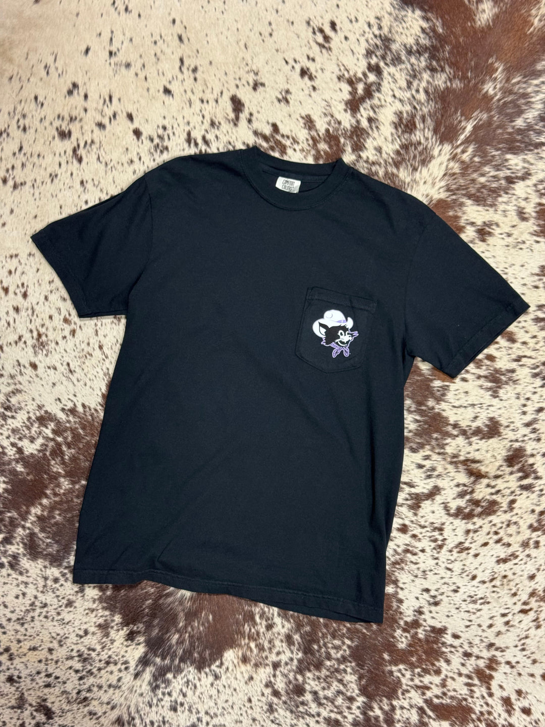 Cowpuncher Willie Pocket T-Shirt | Black
