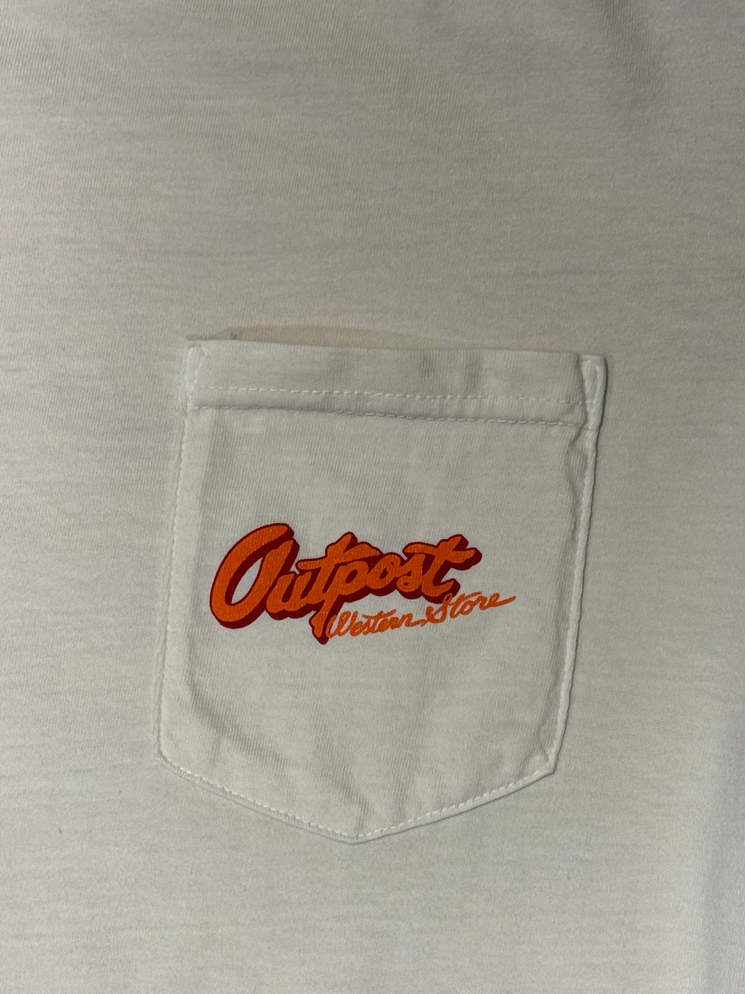 Outpost Bulldogger Pocket T-Shirt | Close up