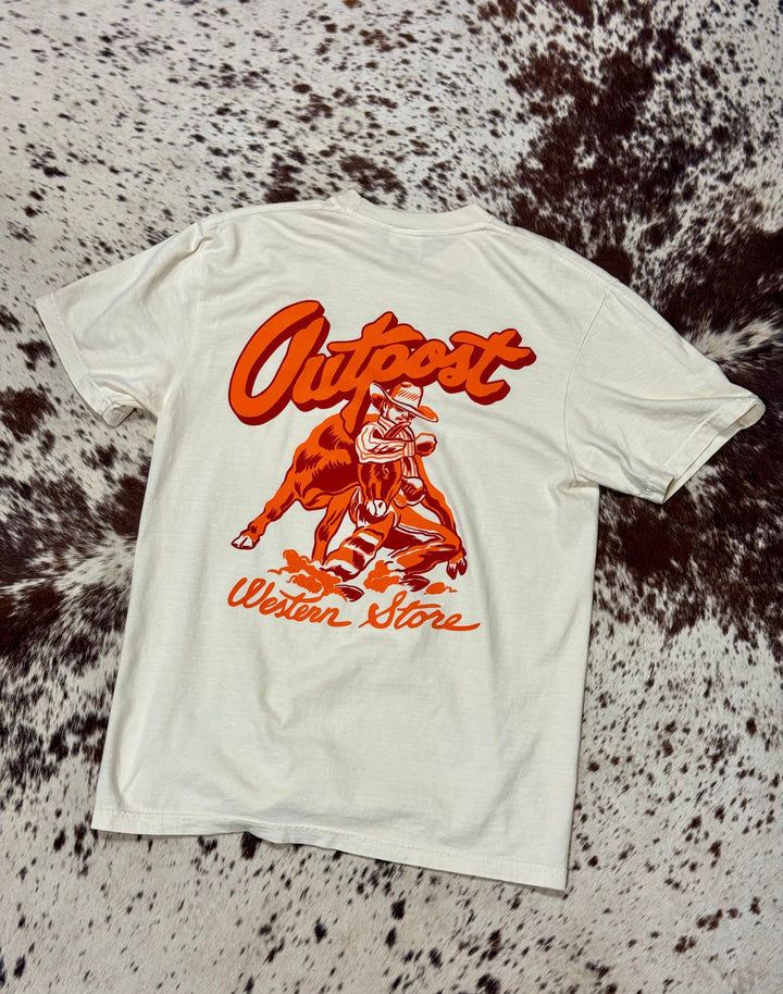 Outpost Bulldogger Pocket T-Shirt | Back
