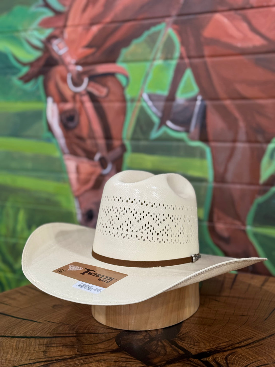 Twister | 10X Shantung 4 1/4" Minnick Straw Cowboy Hat