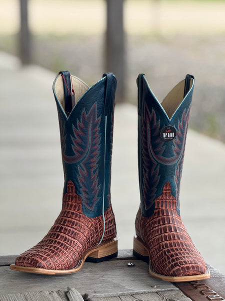 Horse Power Top Hand | Peanut Caiman Tail Boot – Outpost Western Store