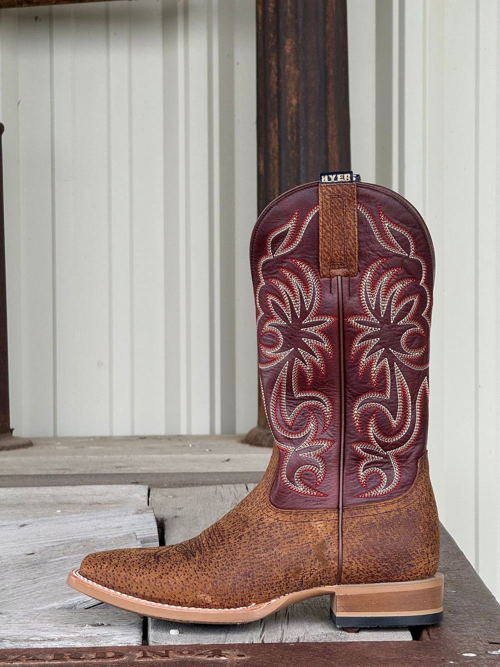 HYER Boot Co. | Burdett Tan Wilboar Boot | Side View