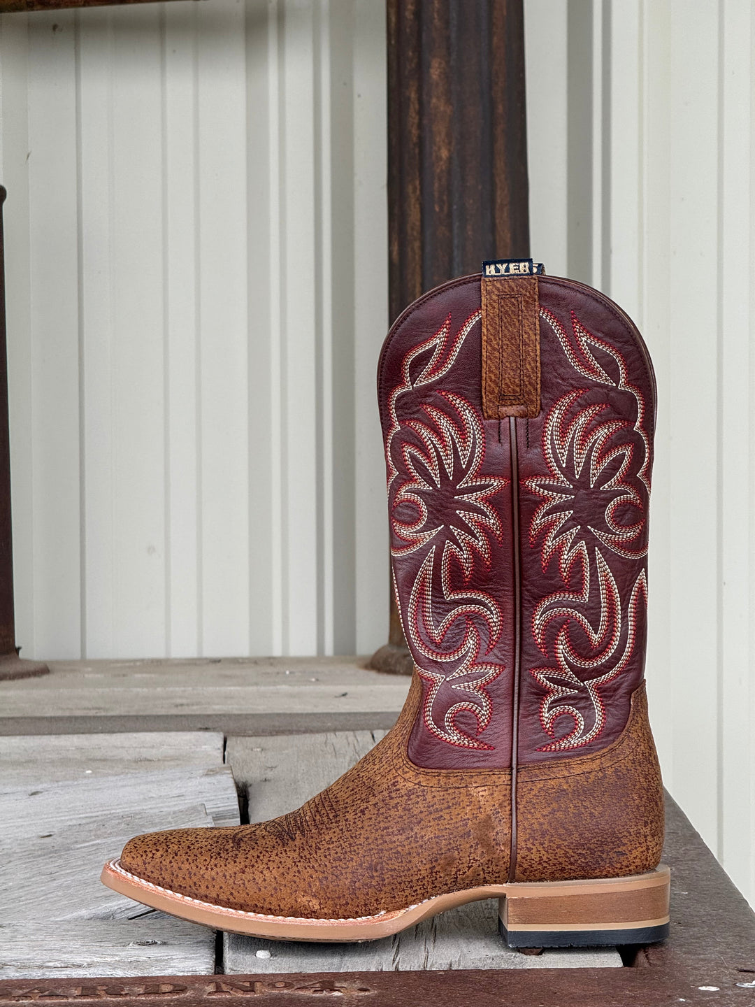 HYER Boot Co. | Burdett Tan Wilboar Boot | Side View