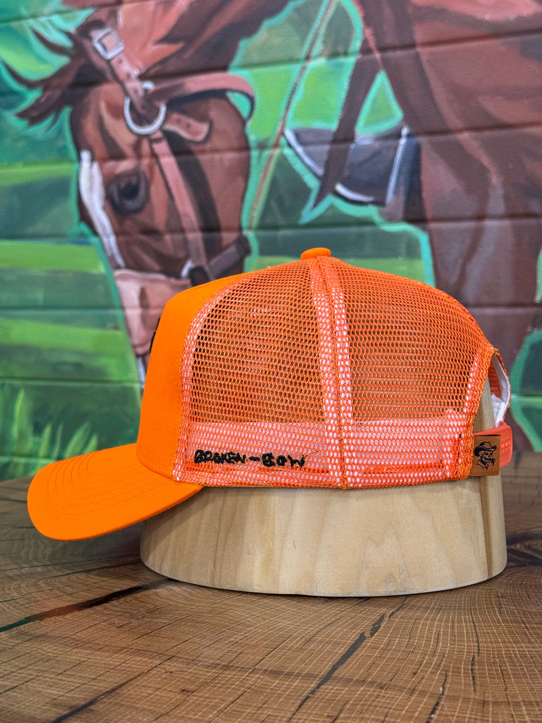 Broken-Bow | The Hunting Orange Snapback Cap | Side View
