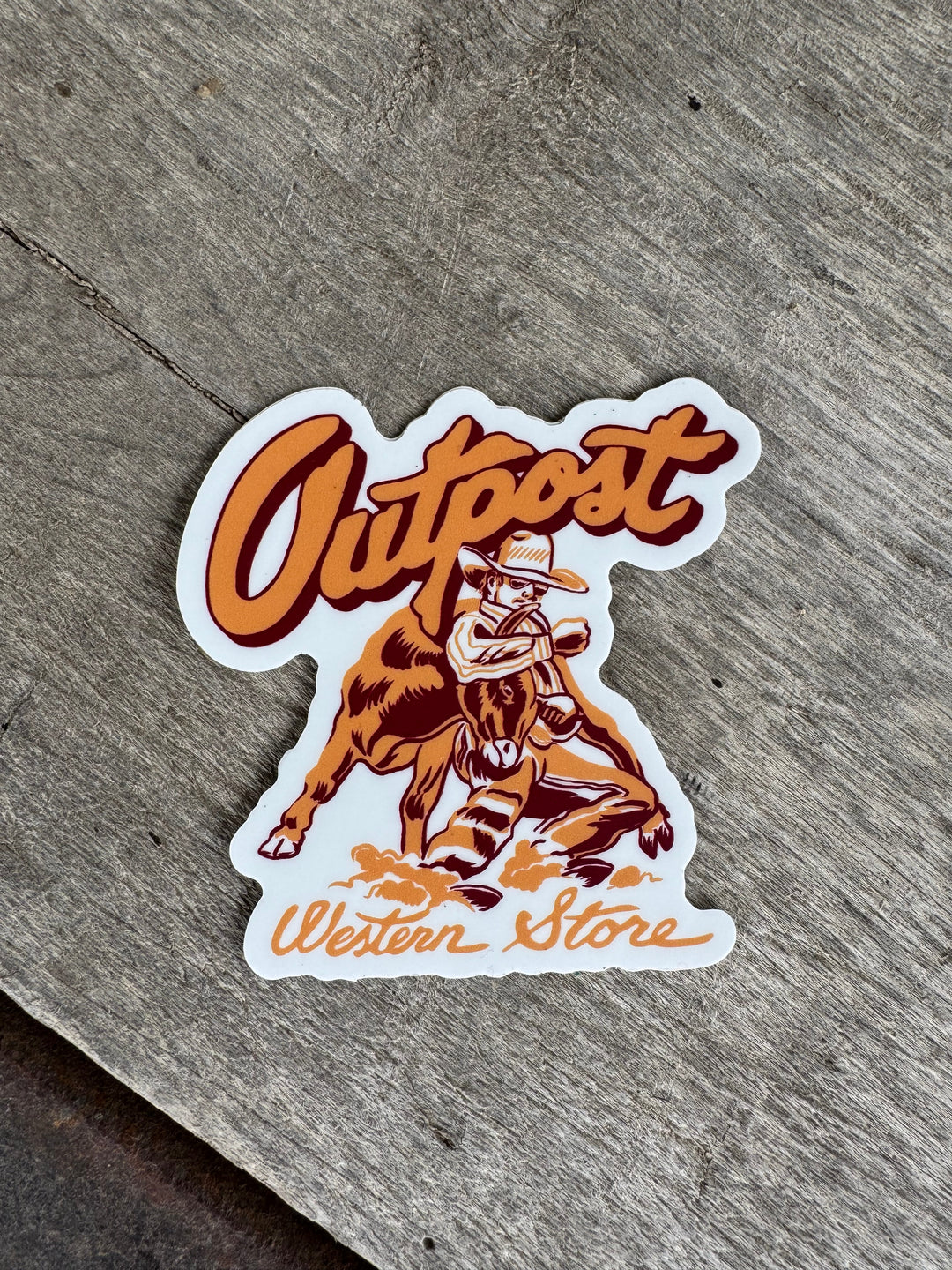 Outpost Bulldogger Sticker