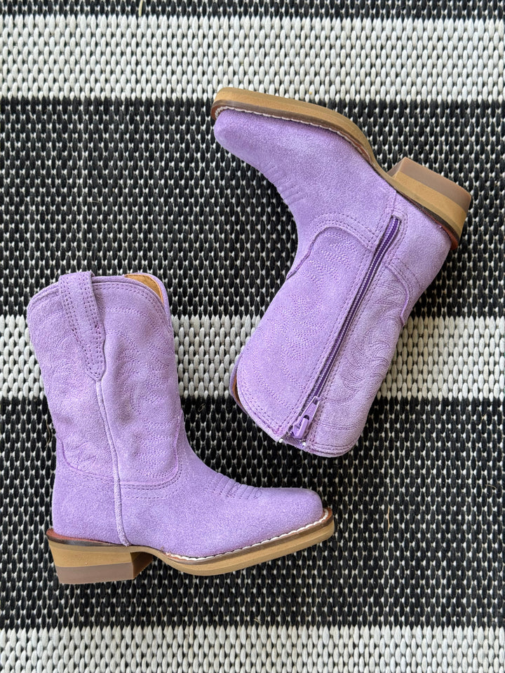 Tecovas | The Annie Toddler Boot Lavender Suede