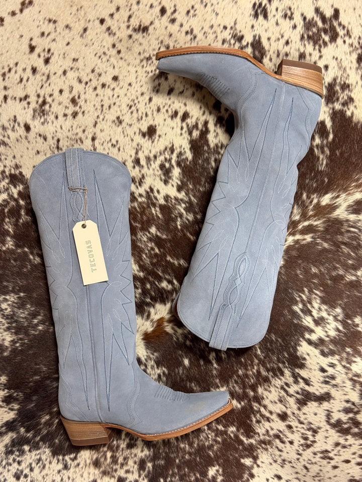 Tecovas | The Loretta Boot Chambray Suede