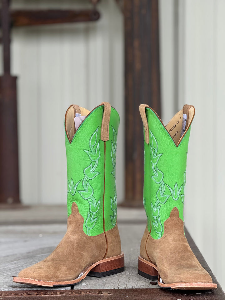 Anderson Bean | Tan Newman Roughout Boot