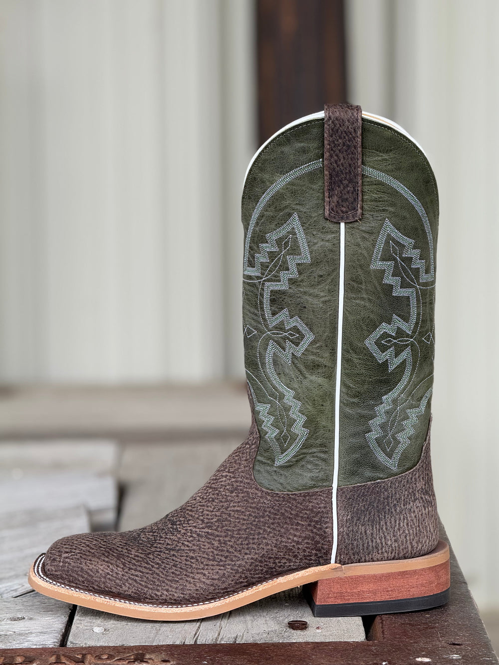 Anderson Bean | Charcoal Boar Boot | Side View
