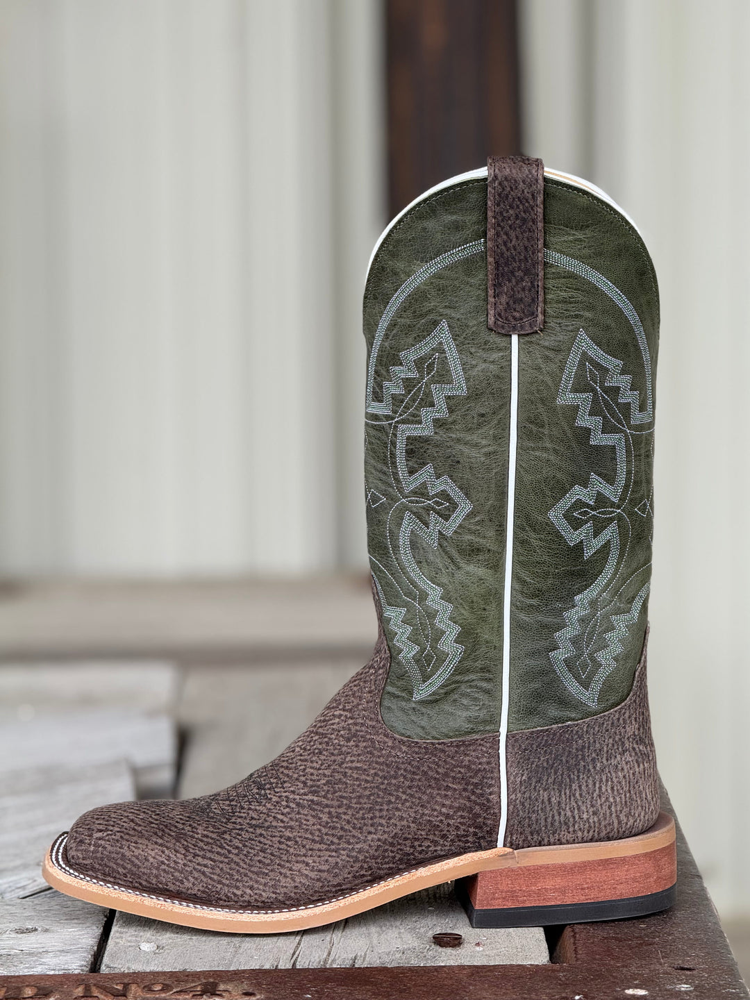 Anderson Bean | Charcoal Boar Boot | Side View