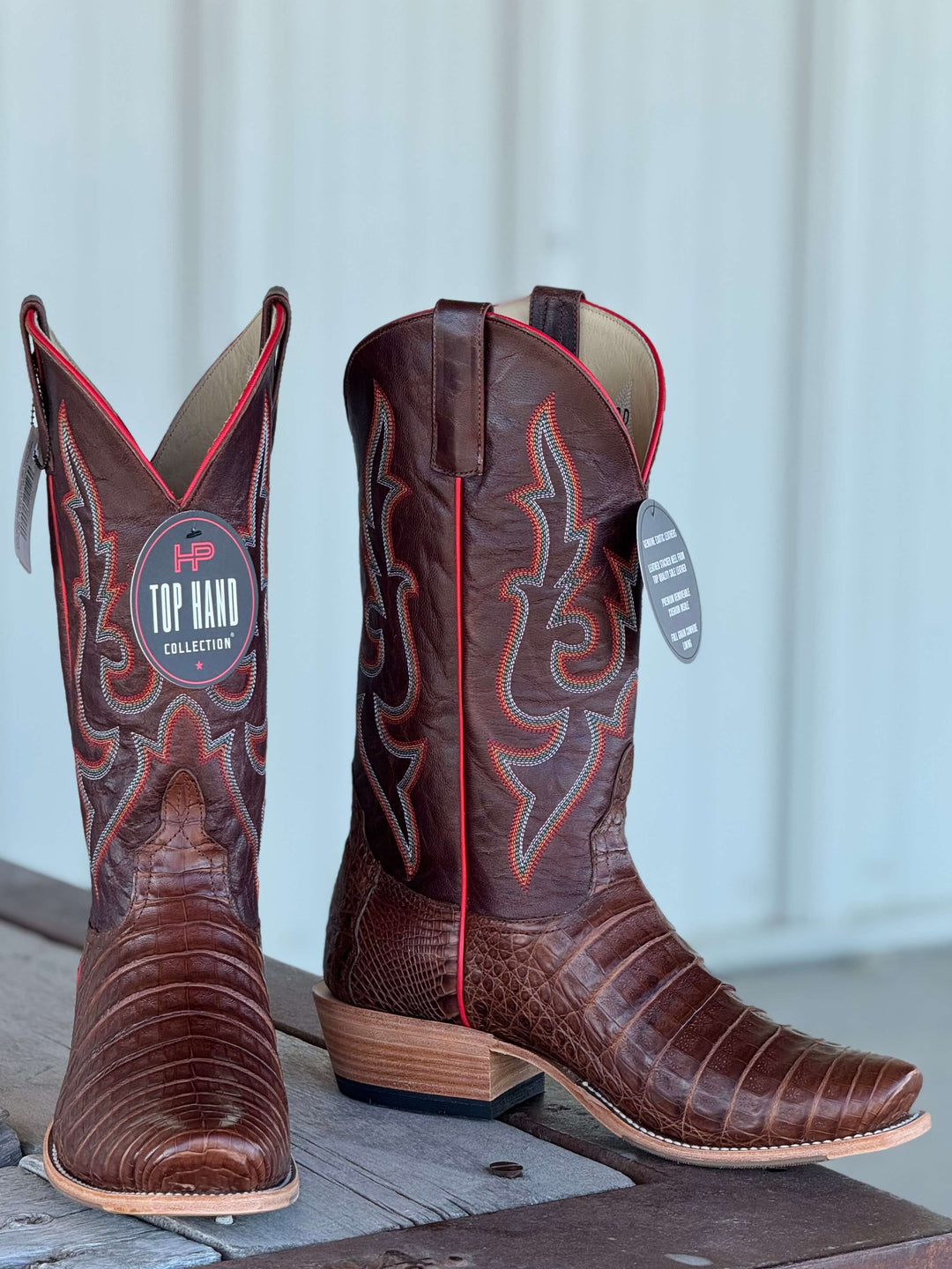 Horse Power Top Hand  | Post Oak Caiman Belly Boot