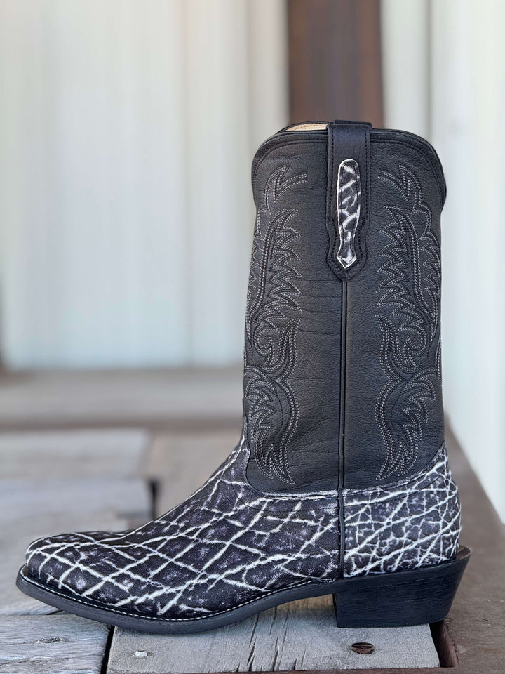 Fenoglio Boot Co. | Cookies and Cream Elephant Boot | Side View