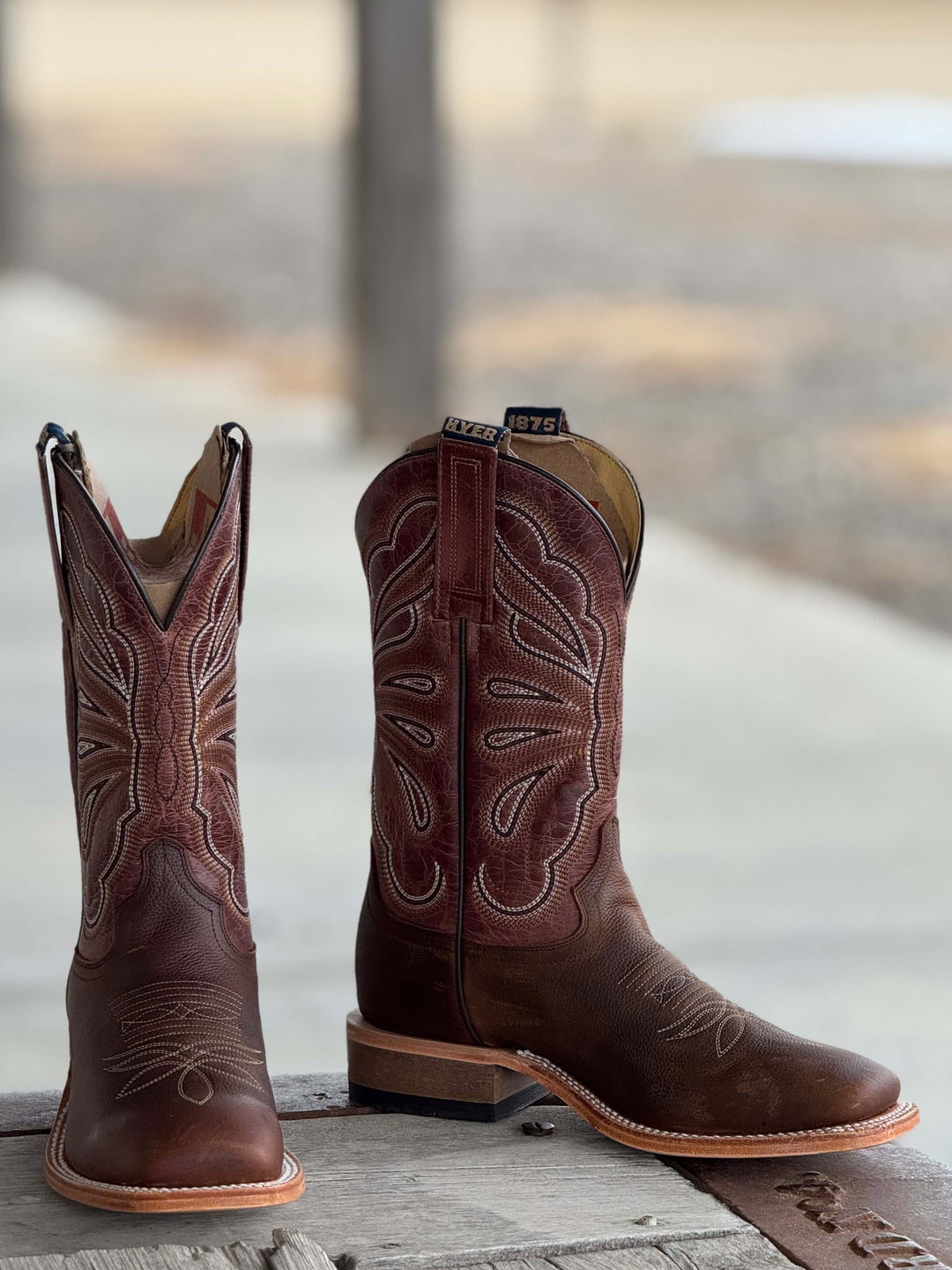 HYER Boot Co. | Lola Brown Arena Cowhide Boot