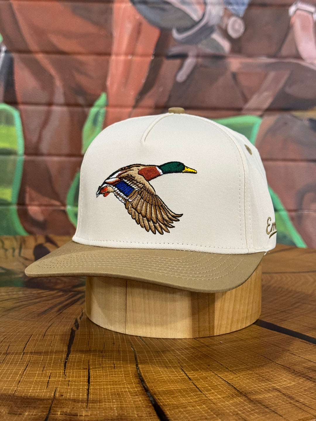 Embry Outdoors | Youth Cream/Tan Mallard Cap