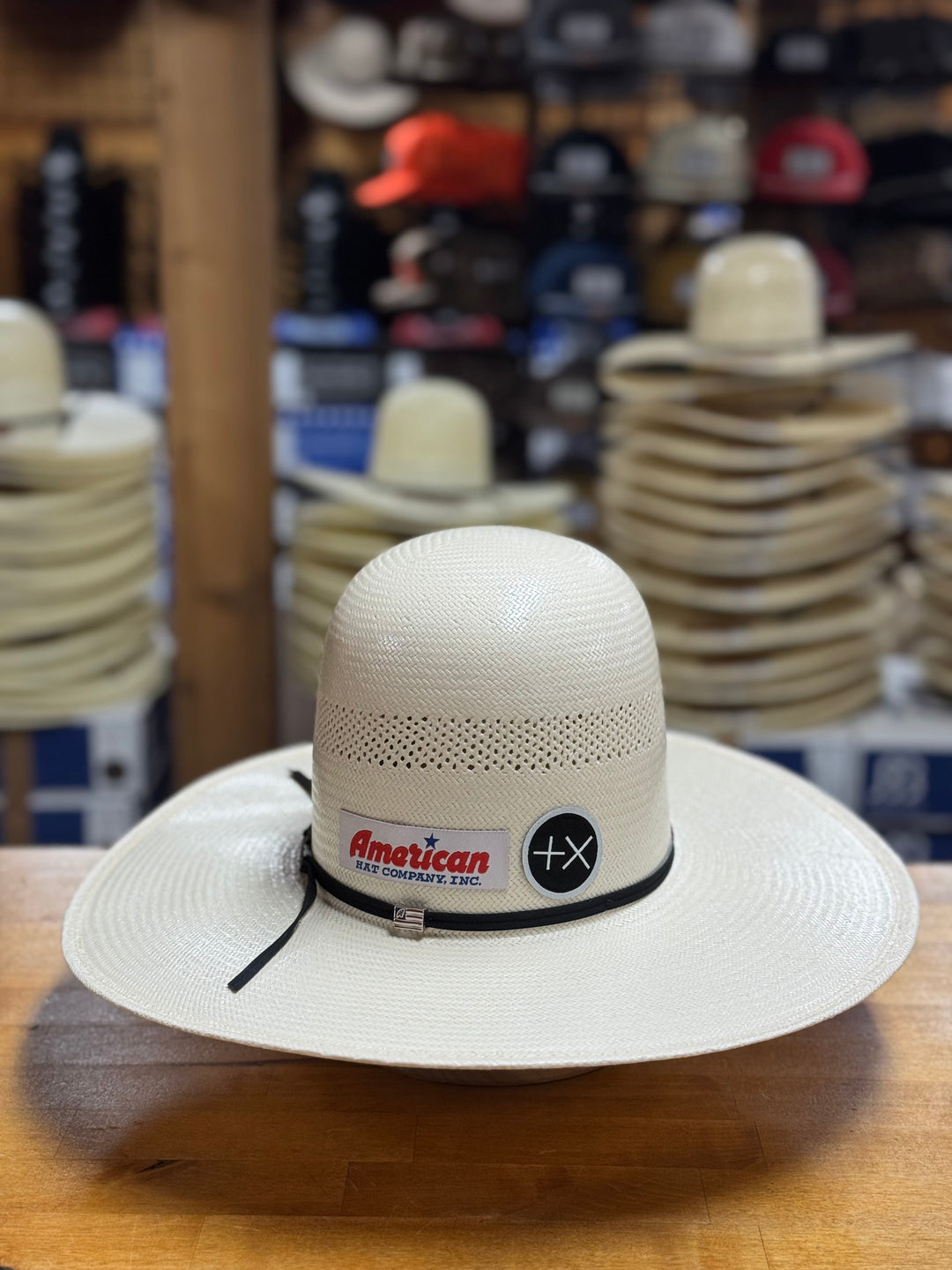 American Hat Co. | 7104  4 1/4" Straw Cowboy Hat | Back