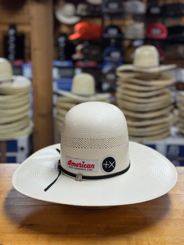American Hat Co. | 7104  4 1/4" Straw Cowboy Hat | Back