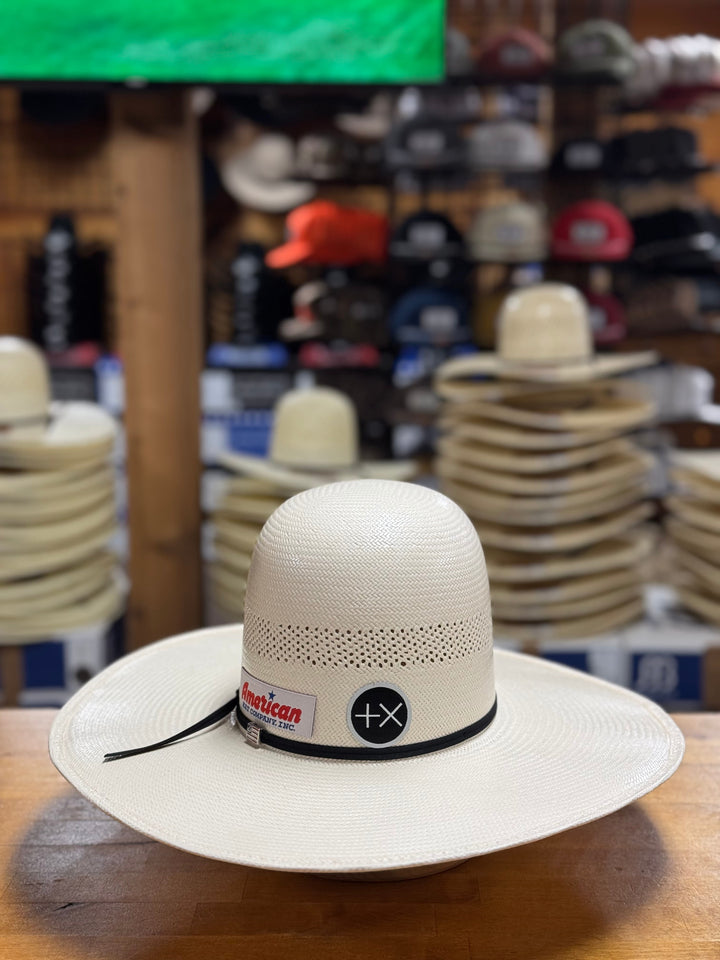 American Hat Co. | 7104  4 1/2" Straw Cowboy Hat | Back