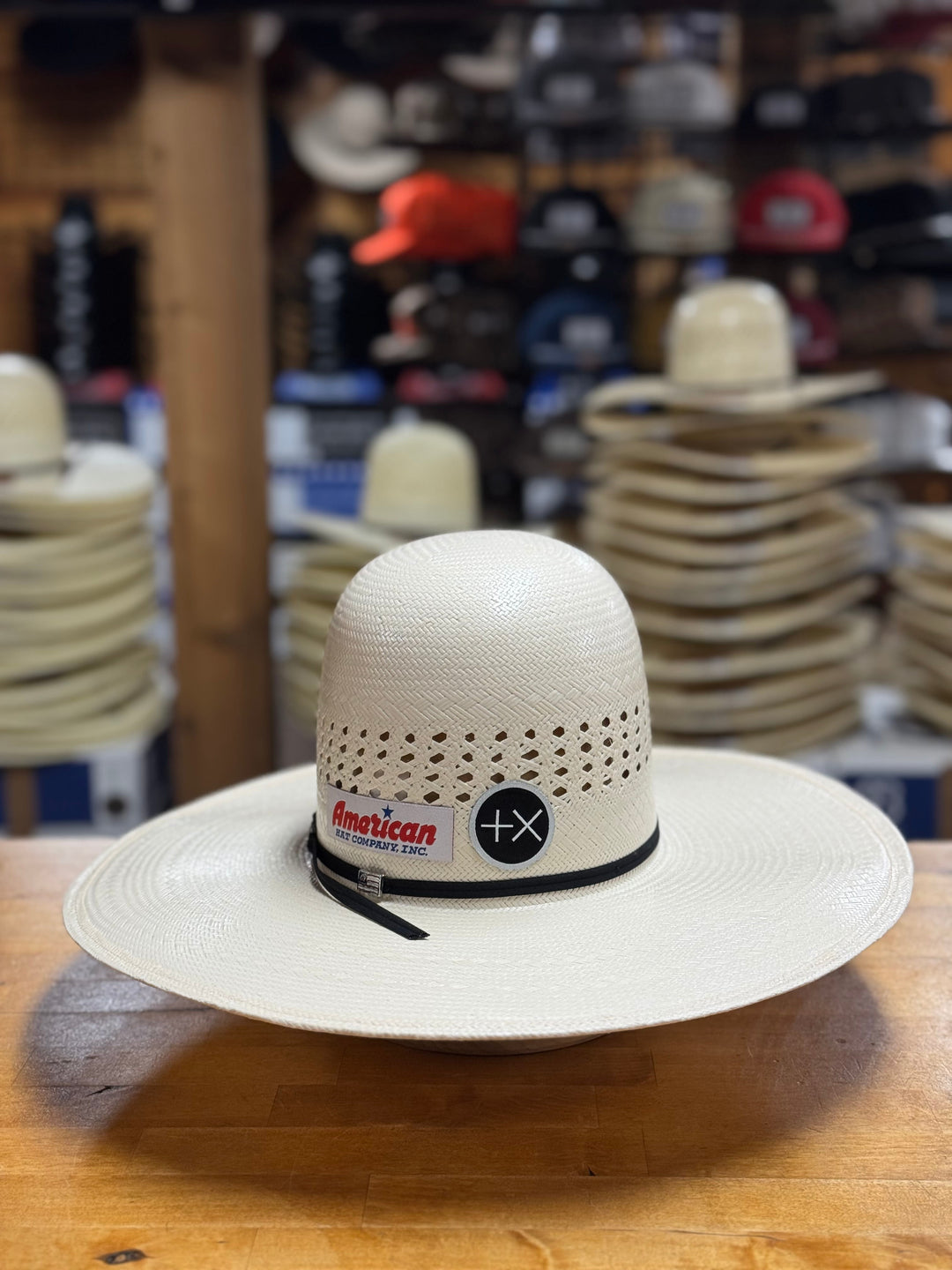 American Hat Co. | 7710 4 1/2" Straw Cowboy Hat | Back