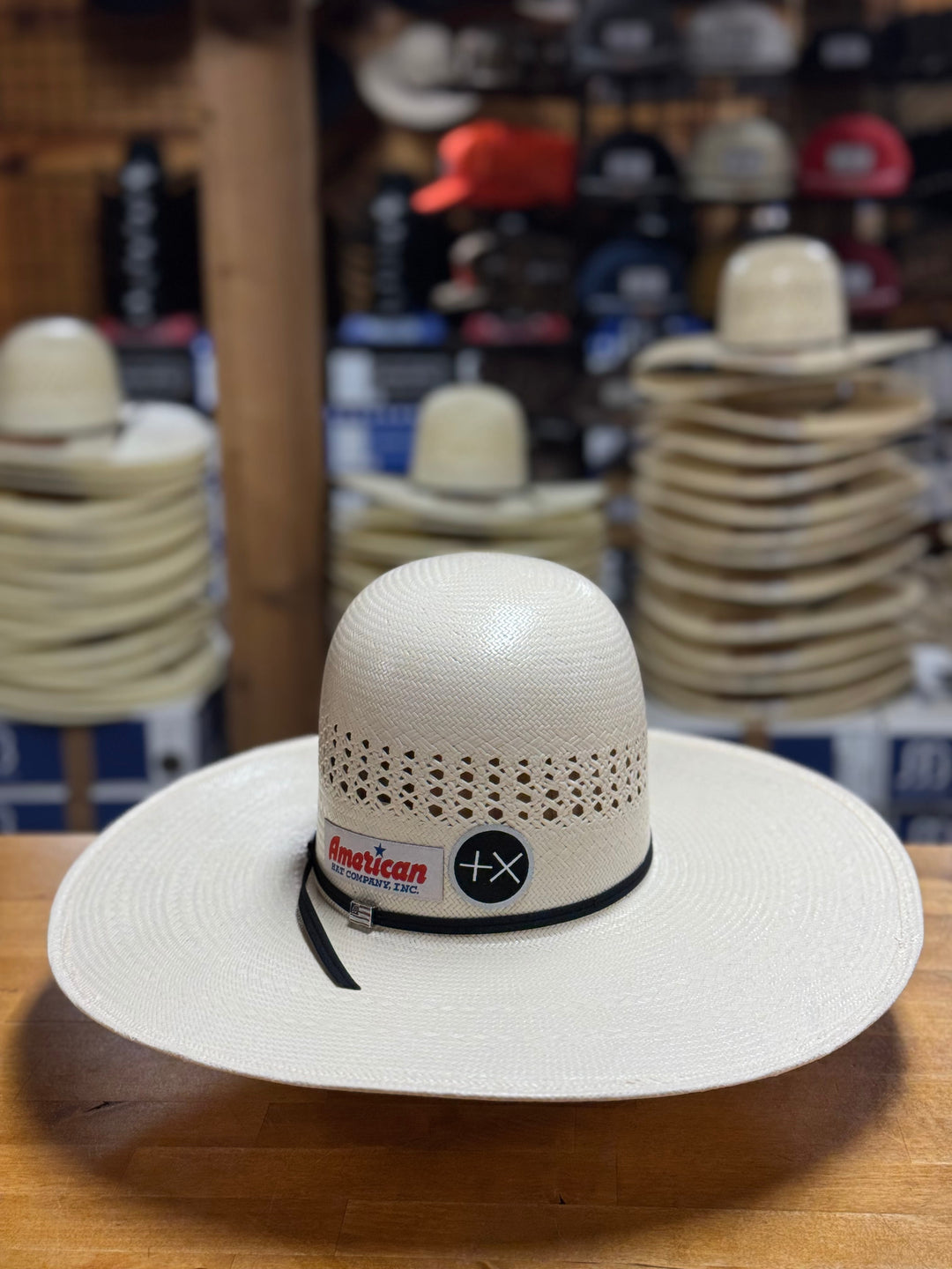 American Hat Co. | 7710 5" Straw Cowboy Hat | Back