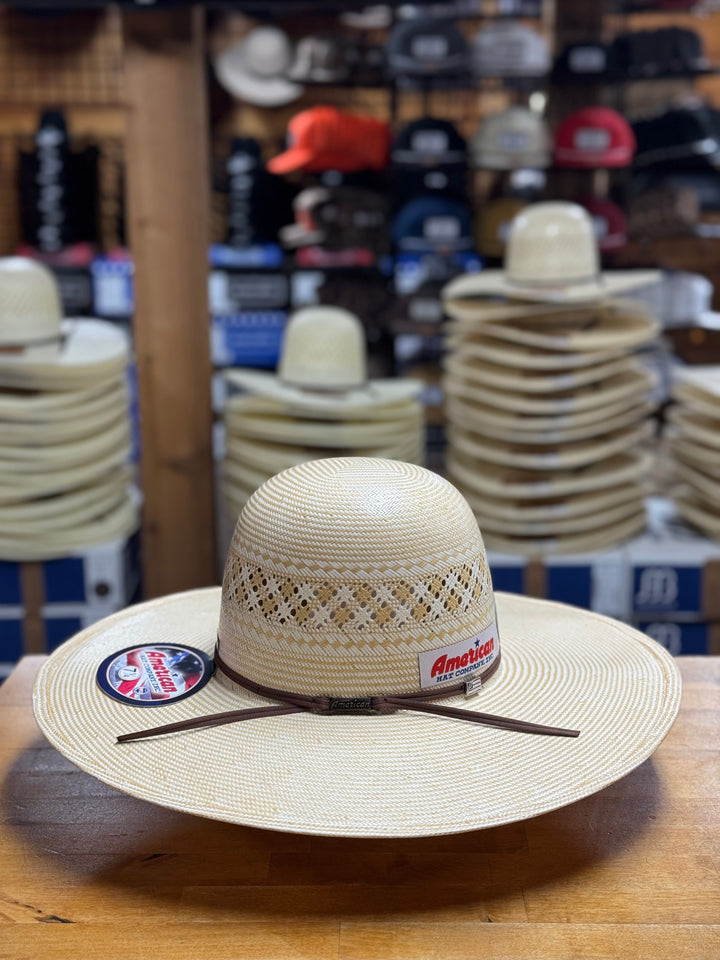 American Hat Co. | 1022 5" Straw Cowboy Hat | Left Side