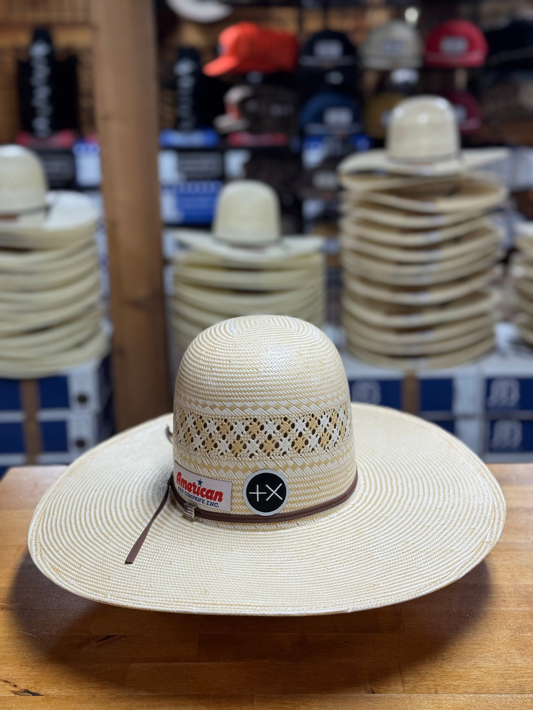 American Hat Co. | 1022 5" Straw Cowboy Hat | Back