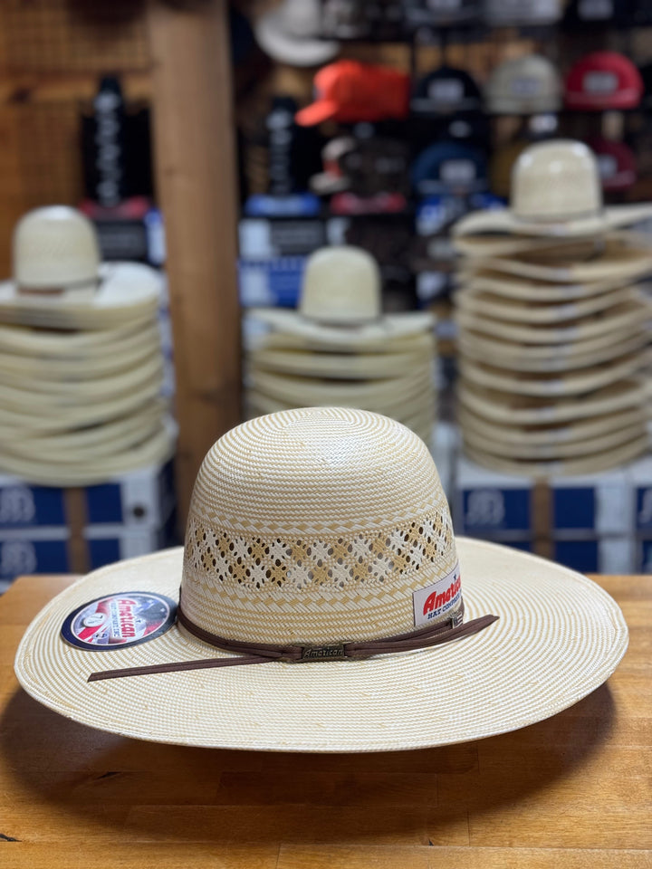 American Hat Co. | 1022 4 1/2" Straw Cowboy Hat | Left Side