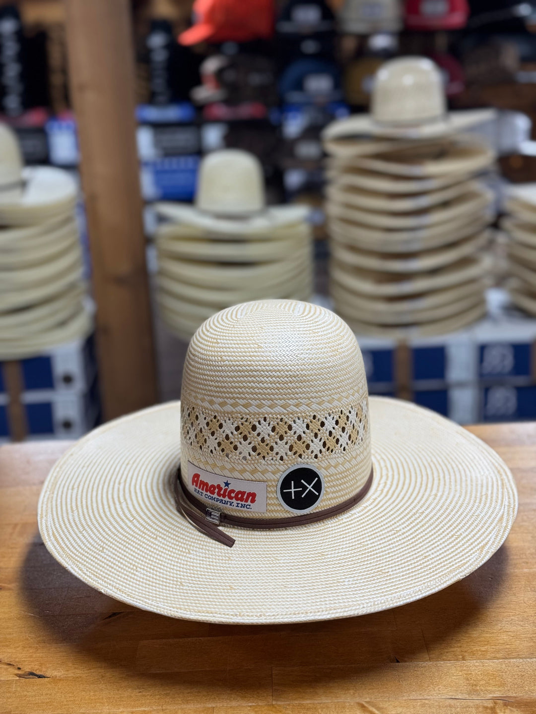 American Hat Co. | 1022 4 1/2" Straw Cowboy Hat | Back